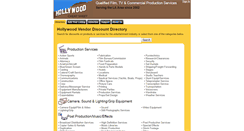 Desktop Screenshot of hollywoodcheatsheet.com