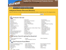Tablet Screenshot of hollywoodcheatsheet.com